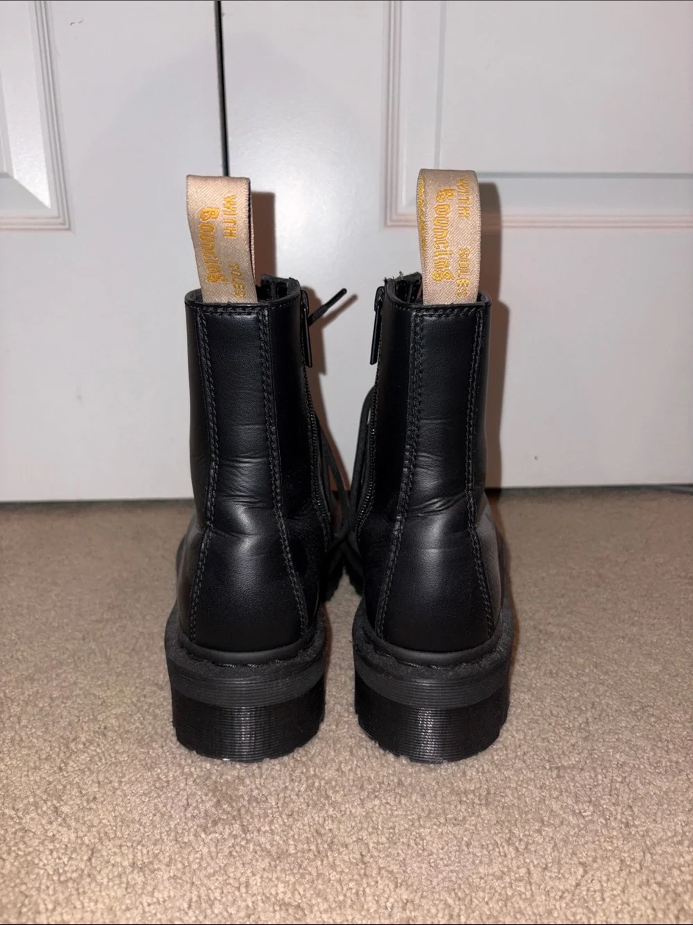 Vegan Leather Platform Doc Martens